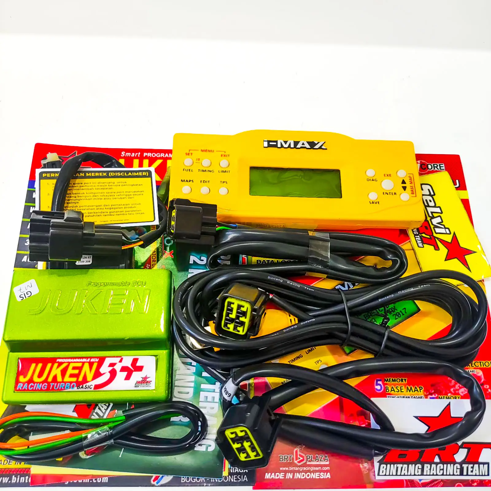 ECU JUKEN 5++ PLUS REMOTE KABEL USB KABEL BLUETOOTH JUKEN BRT VERZA 150 DUALBAND RACING TURBO