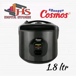 COSMOS rice cooker 1.8 liter CRJ 3301 NB black series, magic com cosmos crj3301nb, magicom