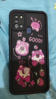 Product Review of Casing Hp Samsung Galaxy A21S Case Menampilkan pola kartun beruang stroberi Silikon Cases anti drop Softcase Casing ponsel baru yang populer Kesing from S**i S**h 0