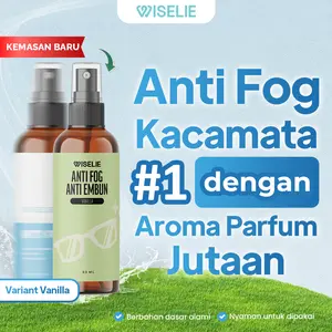 Wiselie Cairan Pembersih Kacamata Anti Fog Pembersih Kacamata Spray Anti Fog Pembersih Kacamata AntiFog Anti Embun Anti Uap Pembersih Lensa Glasses  Frame