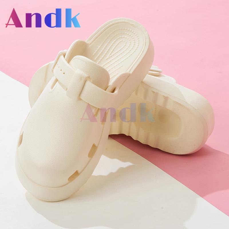 Product Introduction of Andk 2025 Sandal Wanita Wedges Korea Sandal Slop Premium Platform Sandal Wanita Sepatu ibadah Muller Clogs Cewek Sendal 37