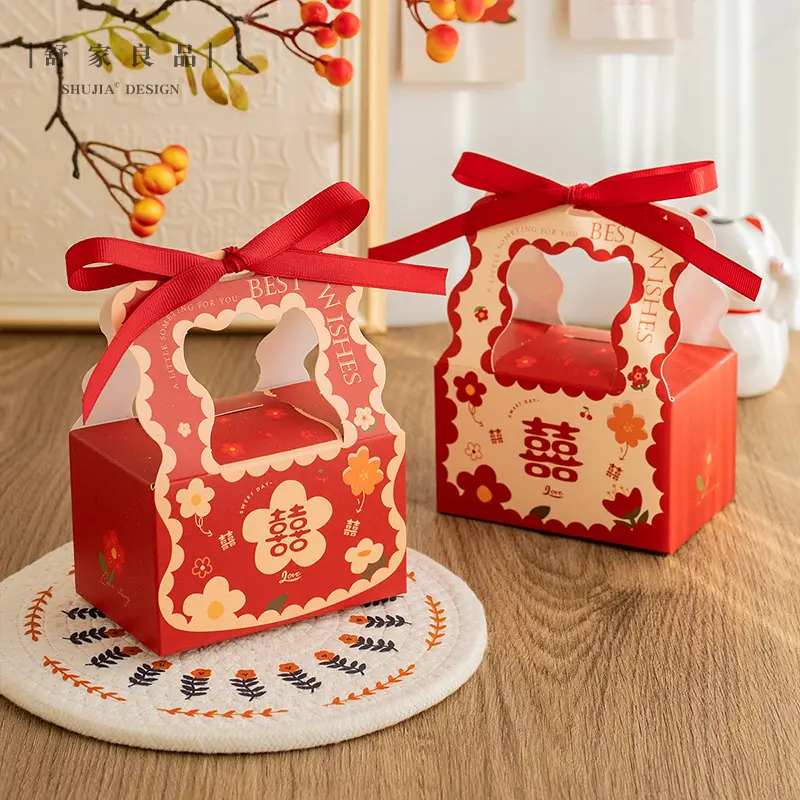 Paperbox Wedding Pegangan Pita Kotak Hampers Sangjit