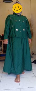 Product Review of CLARA One Set Wanita Payet Mewah Linen Setelan Atasan Rok Kekinian from .**. 0