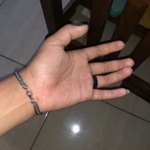 cincin titanium model Romawi untuk pria wanita