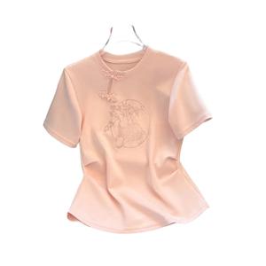 Sweet Floral Print Chinese-style Cheongsam Button Women's Dress for SummerLightweight, breathable, and cool