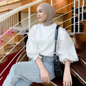 Dailynd Moni Blouse Katun Atasan Wanita Kekinian Terbaru Korean Style