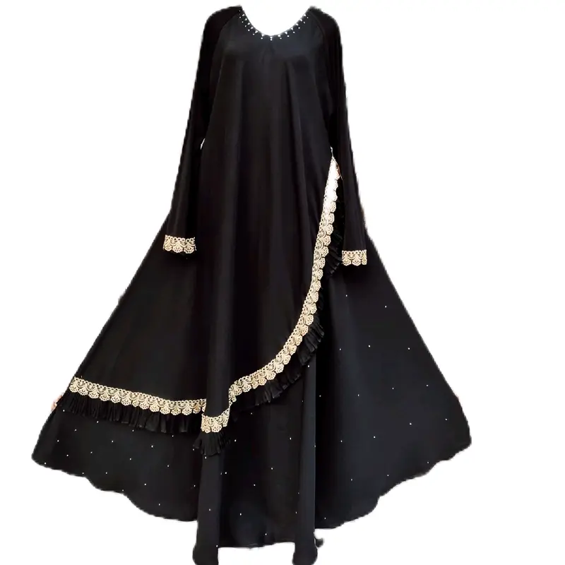 Abaya thayyibah renda bordir ,Gamis 0