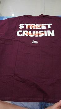 Product Review of Aerostreet T Shirt Oversize Street Cruisin Maroon Kaos FbDAA from k**. 0