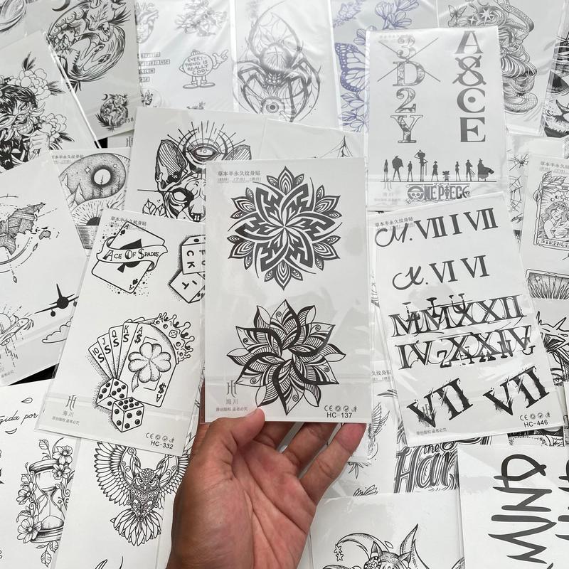 Tato temporer tahan 1 bulan tato fruit ink bisa bayar ditempat stiker tato keren tato viral tato tahan lama tato sementara tato naga tato motif ular viral Tatto Temporary 4