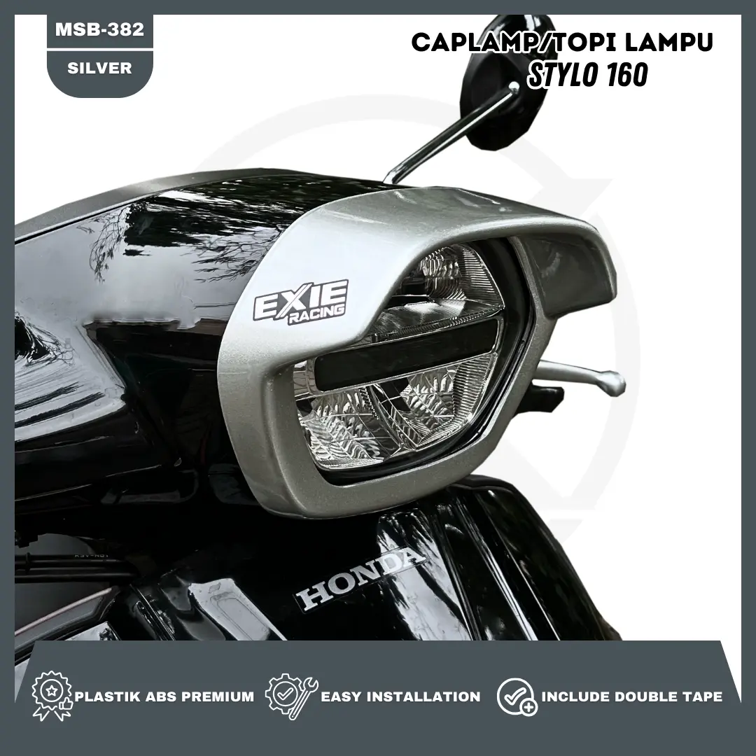 Cap Honda Stylo 160 - Petlamp Garnish Cover Lampu Depan Motor EXIE ART Motorcycle