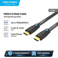 Gambar Vention Kabel HDMI Engineering Cabling  - AAM - BLACK, 20M dari Vention By Andalan Kota Administrasi Jakarta Utara 1 Tokopedia
