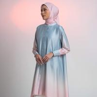 Gambar [DAUKY] New Arrival Long Tunik Wanita Ombre Series L TUNIC BASIC OMBRE - Beige, S dari Dauky Fashion Kota Bandung 5 Tokopedia