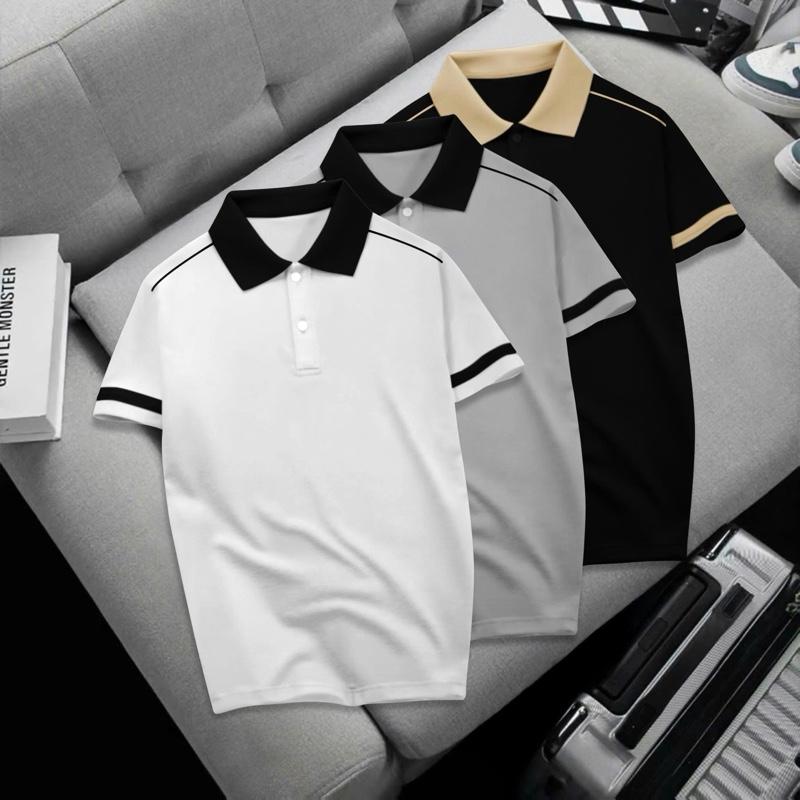 COMBO 3 ÁO THUN POLO N01 VẢI THUN CÁ SẤU POLY Menswear Nam