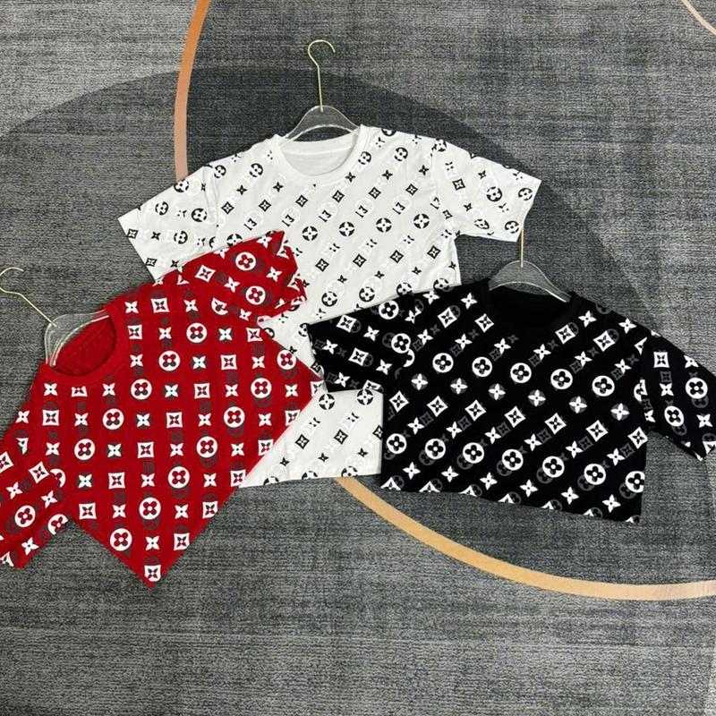 Áo thun phông cổ tròn nam nữ in họa tiết 3 màu trắng đen đỏ mẫu mới hottrend cao cấp AN THUYÊN MENSWEAR