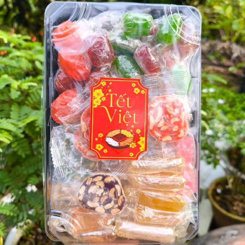  Set Kẹo mứt truyền thống Miền Tây mix 30 vị 1kg Kẹo chuối kẹo dừa mứt thanh long mứt mãng cầu mứt gừng mứt me mứt quất...  