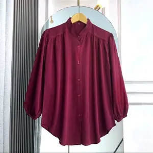AMENA BLOUSE KEMEJA WANITA RAYON TWILL ATASAN WANITA KEKINIAN Baju Cewek Dewasa