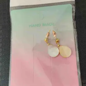 Anting-anting cantik dan elegan Turquoise Stone Hoop Earrings 4cm  Elegant Minimalist Jewelry for Women | Lightweight Fashion Earrings | Natural Turquoise Bead | Daily Wear Accessories | Trendy Hoop Earrings | Simple Luxury Style Jewelry Gift for Women