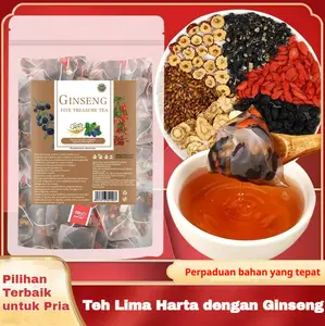 Teh Ginseng dan Goji, pilihan untuk vitalitas dan kesehatan Tea Herbal Minuman Instan Jahe