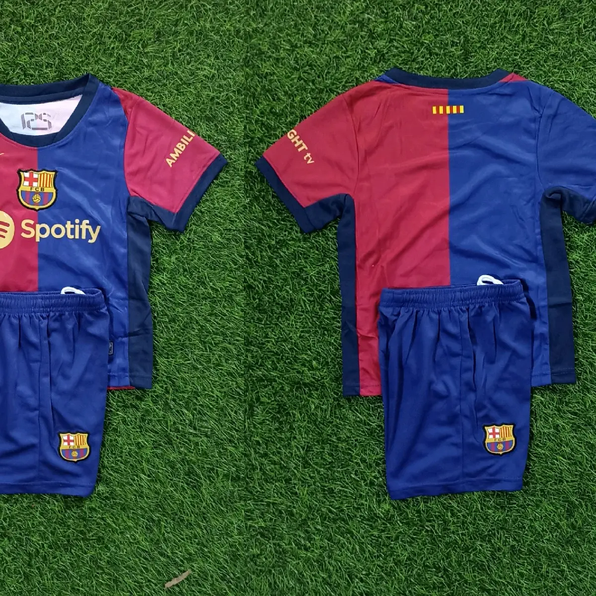 JERSEY BARCELONAA HOME KIDS 2024/25 BAJU BOLA ANAK BARCAA TERBARU 2025 Celana Outdoor