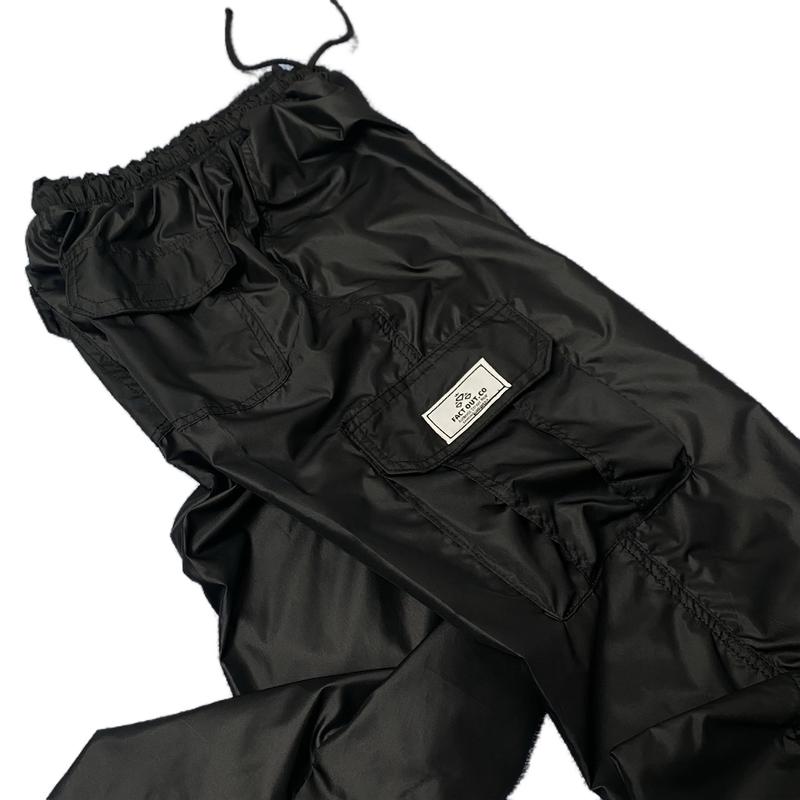 Cargo parasut panjang pria/wanita original Celana Dewasa Distro Slimfit Cowok Katun Hitam Casual 4