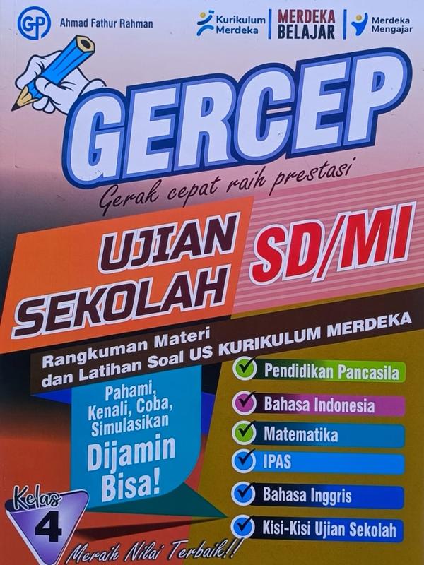 Buku Bank Soal Ujian Sekolah Kurikulum Merdeka Kelas 1,2,3,4,5,6 SD/MI Tahun 2024/2025 Sesuai Kisi Kisi Dan CP Terbaru - Gercep 5