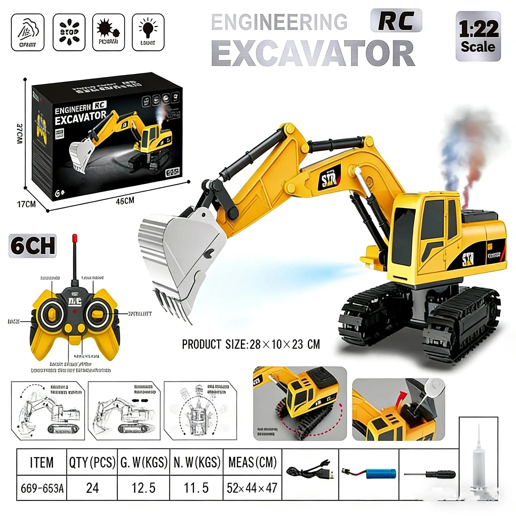 6CH-Ekskavator-Spray 