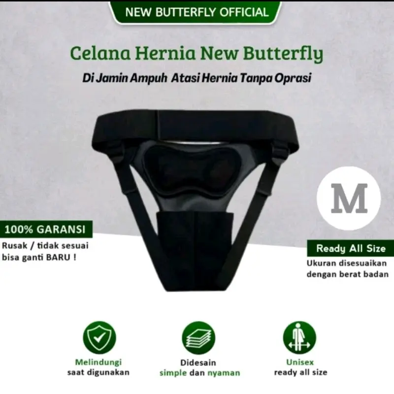 PROMO CELANA HERNIA MAGNETIK NEW BUTTERFLY MENYEMBUHKAN HERNIA TURUN BEROK TEDUN AMPUH DEWASA DAN ANAK-ANAK 2