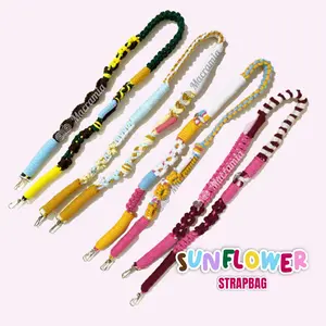 SUNFLOWER STRAP BAG MACRAME BY MACRAMIA