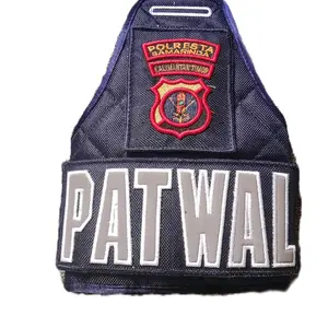 ban lengan PATWAL model full perekat bisa custem logo