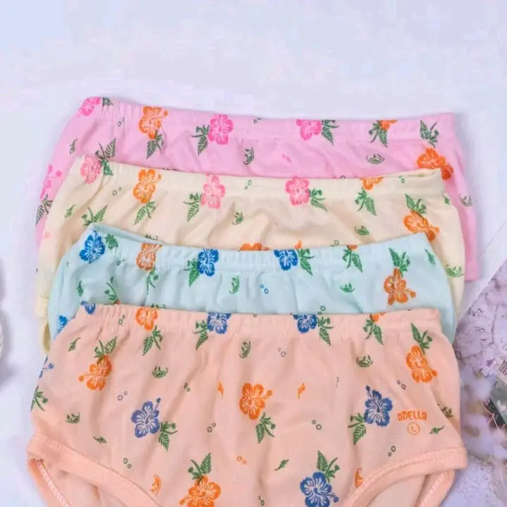12 Pcs / 1 Lusin / Lusinan Celana Dalam Obral Murah L XL 3L 4L 5L murah Bunga Dewasa 2