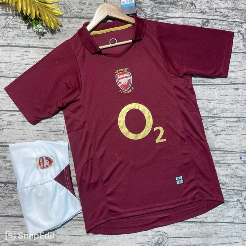 Arsenal Girl O2 Set O2 bã trầu huyền thoại Arsenal 2005-2006 - TikTok Shop Vietnam