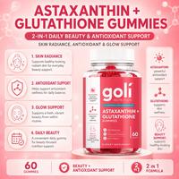 Gambar Goli Nutrition Daily Skin Support Gummies dengan Astaxanthin dan Glutathione Kombinasi Dua Nutrisi Isi 60 Gummy dari Goli Health Store Kota Tangerang 2 Tokopedia