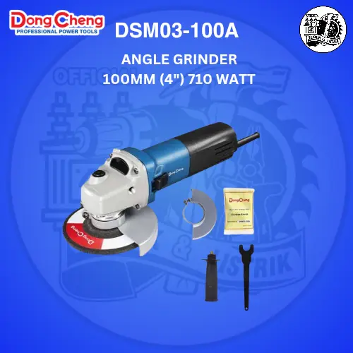 Dongcheng DSM03-100A Mesin Gerinda Gurinda Angle Grinder 13 mm 710W 0