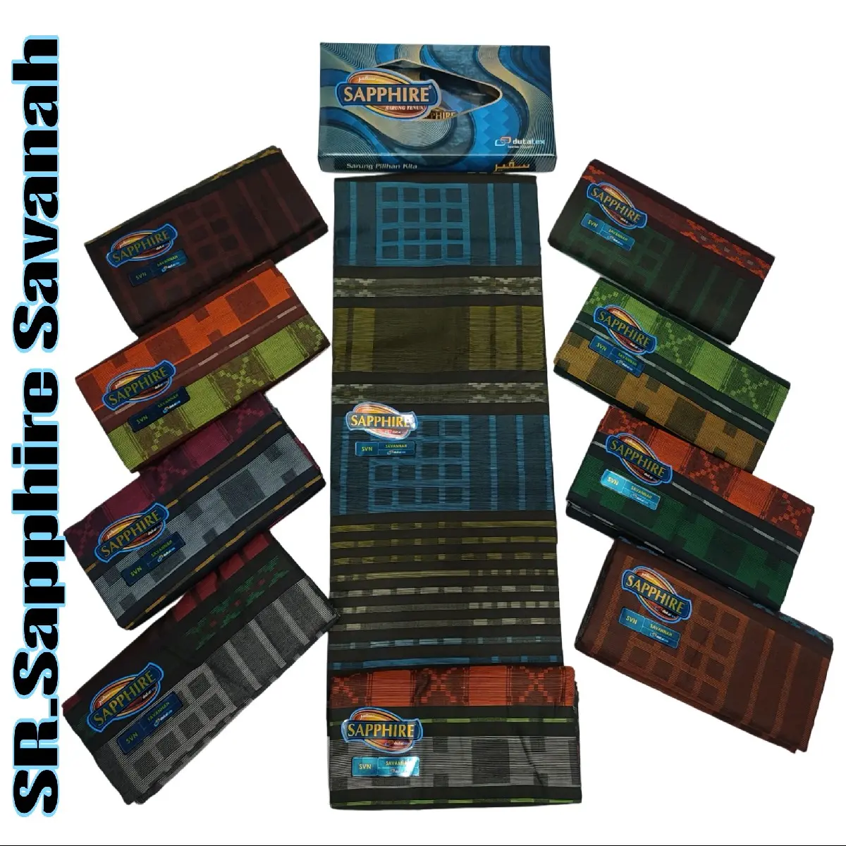 sarung Sapphire SAVANA/sarung warna/sarung dewasa murah/sarung kekinian/sarung warna murah Muslim