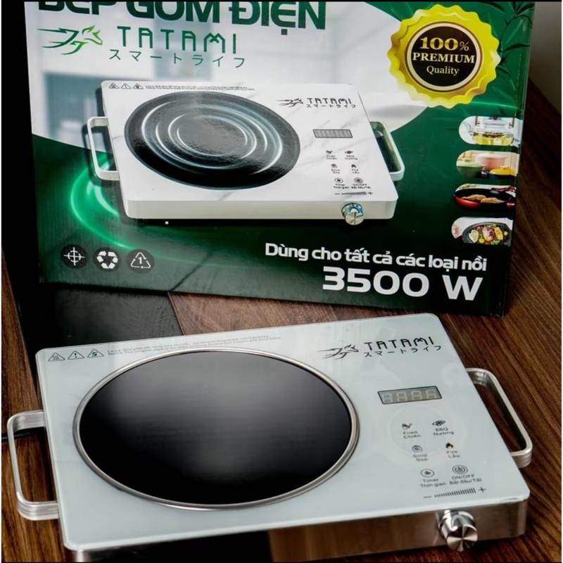 Bếp Hồng Ngoại TATAMI Cao Cấp Cảm Ứng Đa Năng Công Suất Cao 3500W, Mặt Kính Cường Lực - không kén nồi - không bức xạ - tiết kiện điện
