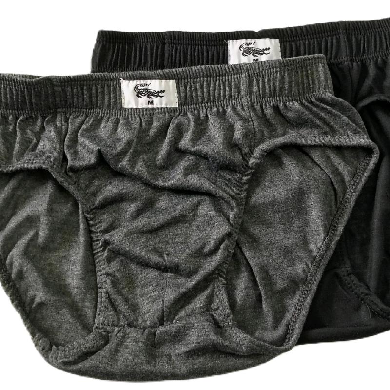 COD 6 pcs celana dalam pria crocodile/buaya /dalaman pria bahan 100% katun remaja dan dewasa Cowok Hitam Nyaman Lembut kolor pria 3