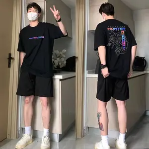 Reflektif Bercahaya T-shirt Atasan Oversize Baju Kaos Pria Hitam Dewasa Distro Lengan Pendek Keren Katun Premium 20S E011