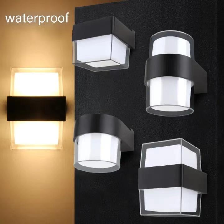 Product Introduction of Modern Simplicity LED waterproof wall lamp aluminum Acrylic indoor and outdoor bedroom patio loft villa lighting fixture sconces 2
