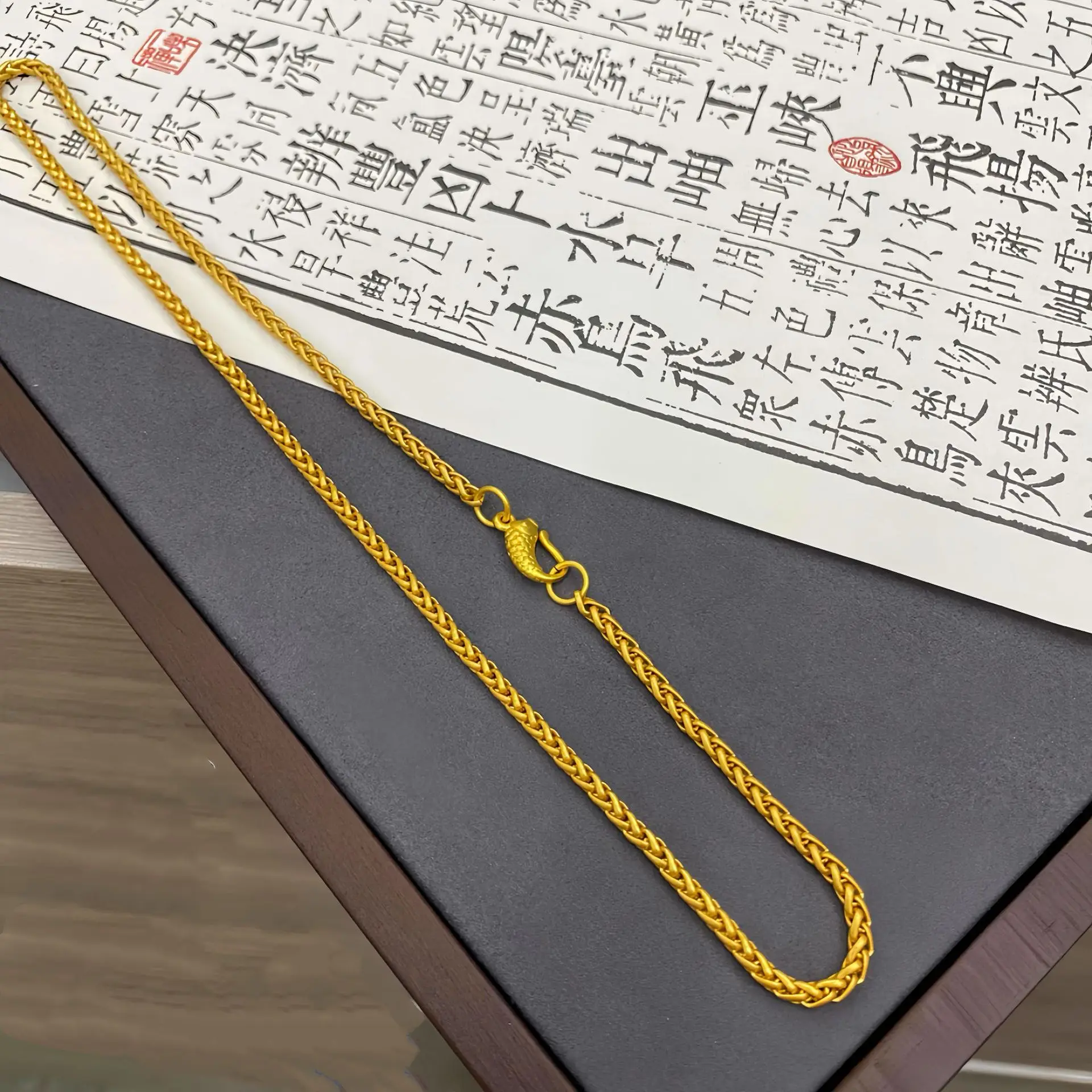 2024 New Fish Necklace Set Gift Box Daily
