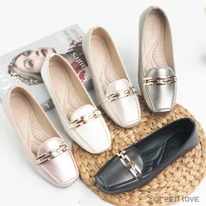 Green Love Sepatu Flatshoes Pola Besar Wanita KELLY