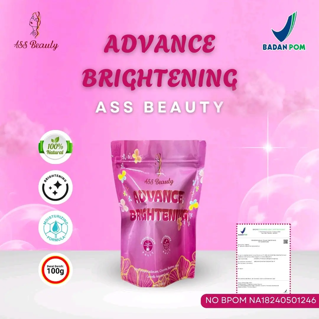 ADVANCE BRIGHTENING SOAP ASS BEAUTY BPOM