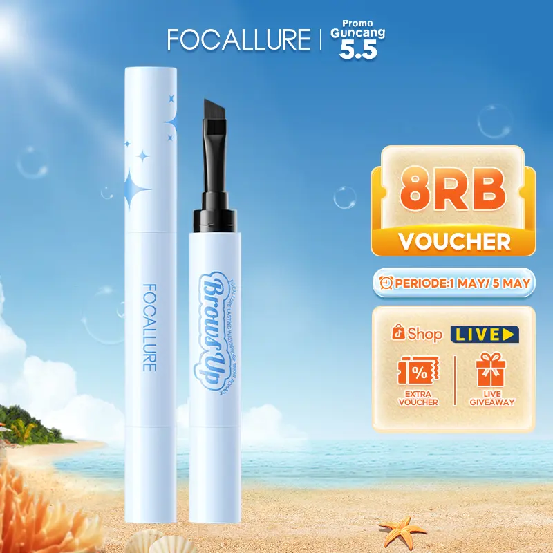[Official] FOCALLURE Pro-stay No Smudge 3D Eyebrow Pomade Cream 2-In-1