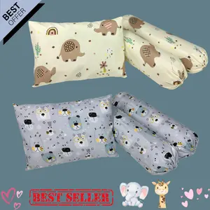 Sarung Bantal Guling Bayi Katun Micro - Nyaman dan Praktis  (SARUNG ONLY) Perlengkapan Tidur