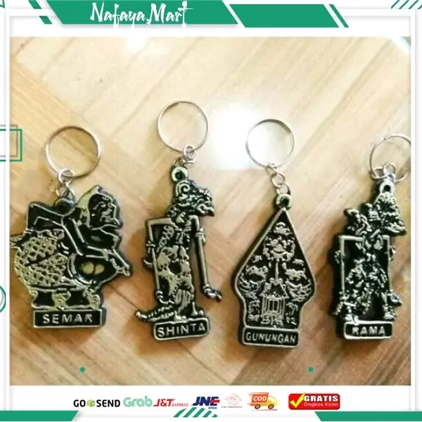 Souvenir Pernikahan Gantungan Kunci Kaligrafi | Gantungan Kunci Wayang | Ganci
