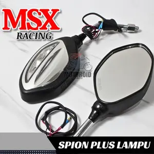 Spion Lampu Sen Running Sein Chrome Silver Model Beat Bisa H Y Universal