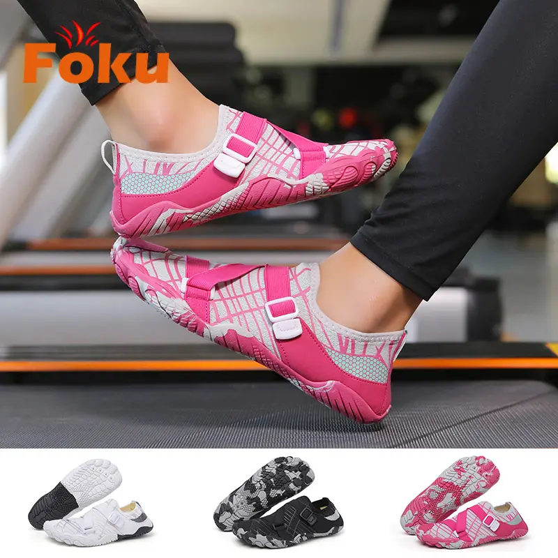 FOKU Sepatu Wanita Hiking Sepatu Wading Wanita Yoga Sepatu Wanita Olahraga Dalam Ruangan Lompat Tali Sepatu Wanita