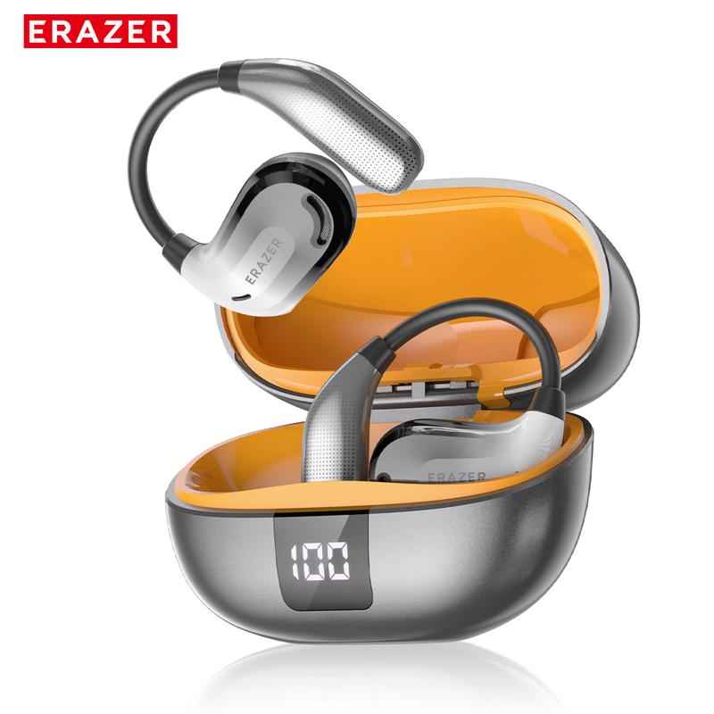 Headset Terjemahan AI ERAZER XT66 Pro Earphone Bluetooth Open Ear Kualitas Suara HiFi Tahan Air IPX5 Dapat Menerjemahkan Ke 134 Bahasa Earbud Nirkabel 8