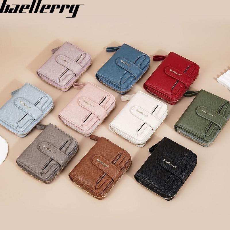 Ví Nữ Ngắn Nhỏ Và Ngọt Ngào Nhiều Màu Đa Năng Thích Hợp Đi Lại Ví Cầm Tay