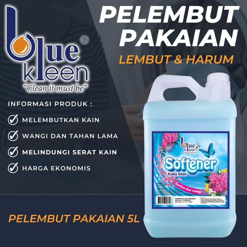 Blue Kleen Softener Pelembut & Pengaharum Pakaian 1