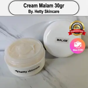 Hetty Skincare - Cream Malam 30gr Ha N Original Perawatan Wajah untuk Malam Hari